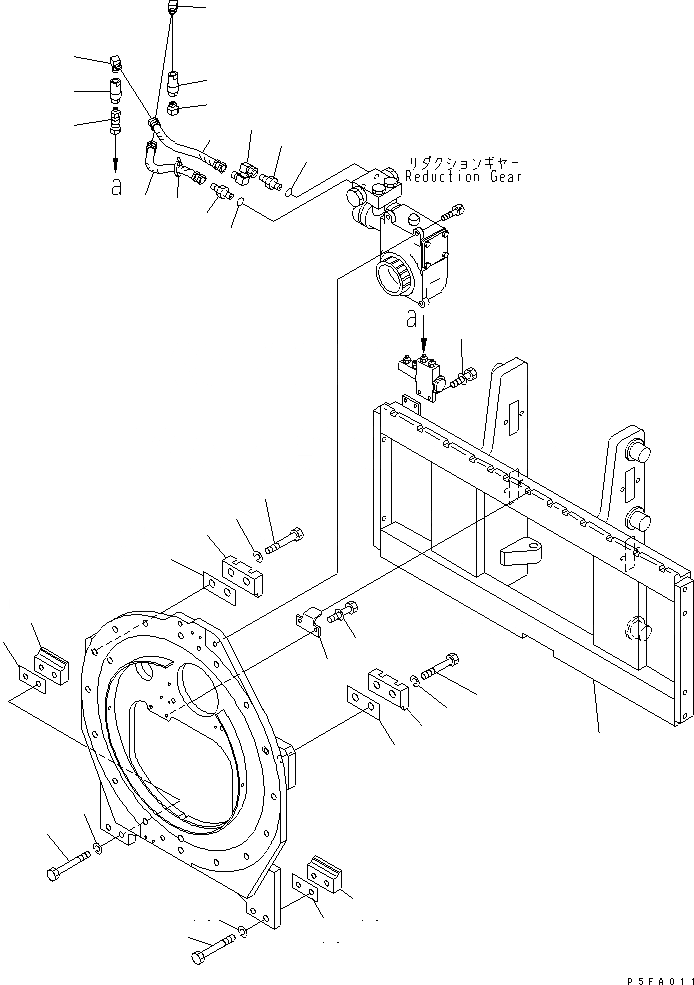 Схема запчастей Komatsu RFE409-1 - ВРАЩАЮЩ. ВИЛЫ (ТРУБЫ) (КРЮК ТИП) (ДЛЯ FFV ЦИЛИНДР МАЧТА) (ДЛЯ . TON И . TON) ВРАЩАЮЩ. ВИЛЫ (КРЮК ТИП) (ДЛЯ FFV ЦИЛИНДР МАЧТА)