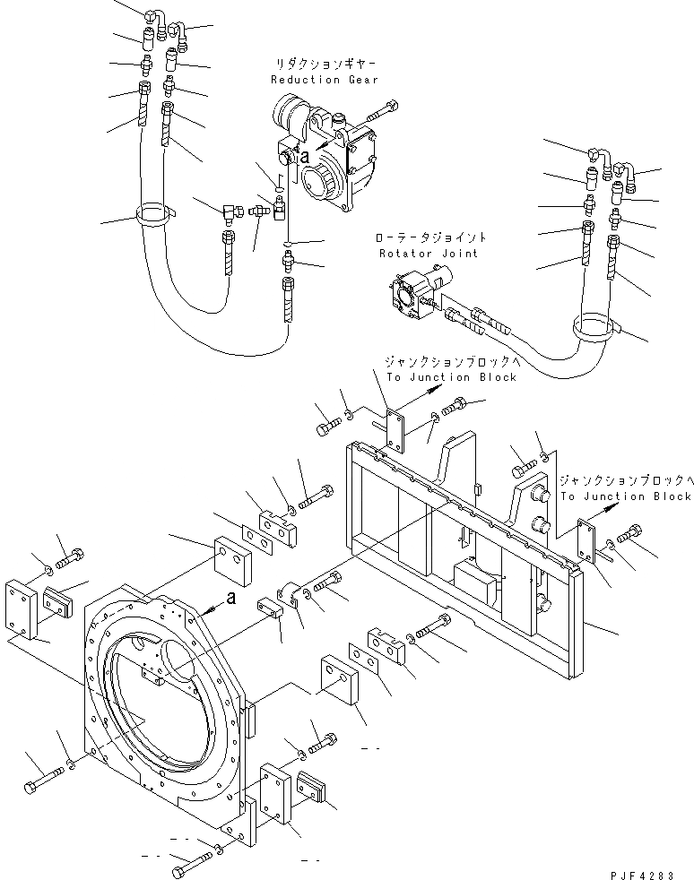Схема запчастей Komatsu RSE157-1 - ROLL КРЕПЛЕНИЕ (КРЮК ТИП) ТРУБЫ COMMON ROLL КРЕПЛЕНИЕ (S/S КРЮК ТИП) (EXCLUSIVE ЧАСТИ ДЛЯ VFF МАЧТА)