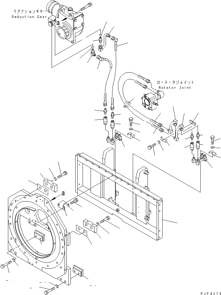 Схема запчастей Komatsu RSE158-2 - ROLL КРЕПЛЕНИЕ (КРЮК ТИП) ТРУБЫ COMMON ROLL КРЕПЛЕНИЕ (S/S КРЮК ТИП) (EXCLUSIVE ЧАСТИ ДЛЯ FV МАЧТА)