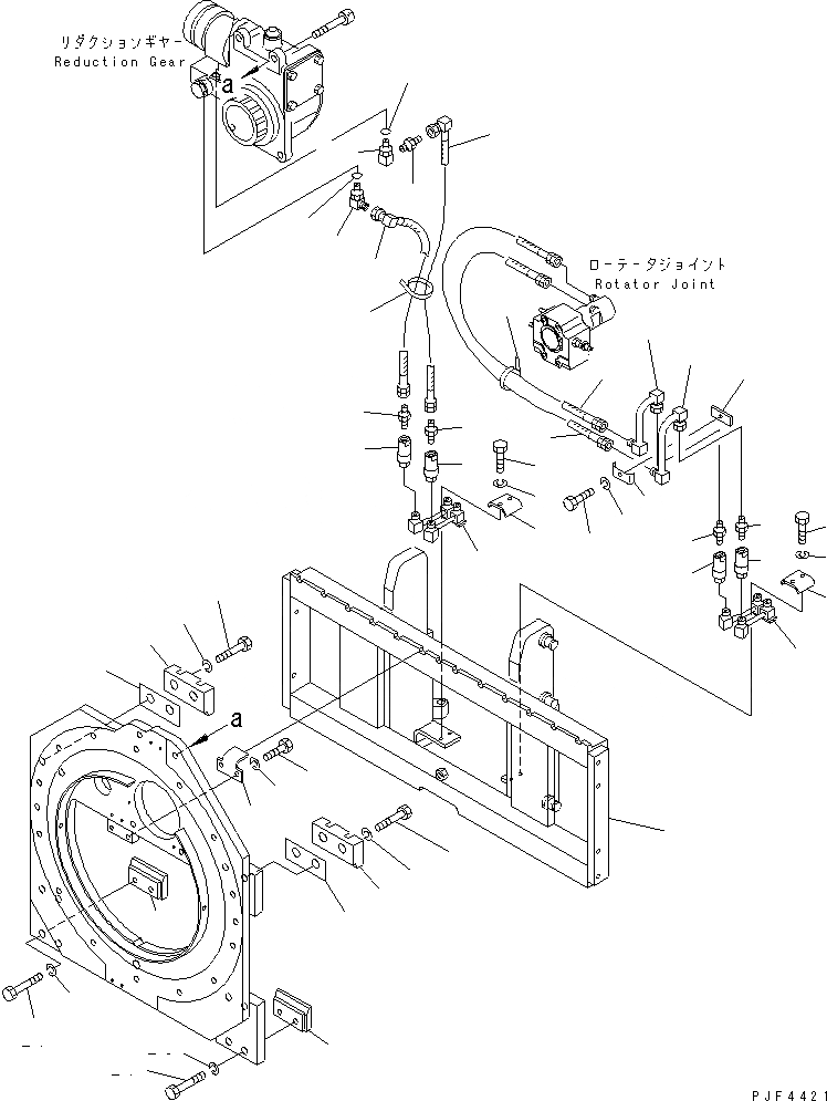 Схема запчастей Komatsu RSE253-1 - ROLL КРЕПЛЕНИЕ (КРЮК ТИП) (ДЛЯ ENGINNE POWERED) ТРУБЫ COMMON ROLL КРЕПЛЕНИЕ (S/S КРЮК ТИП) (EXCLUSIVE ЧАСТИ ДЛЯ FV МАЧТА)