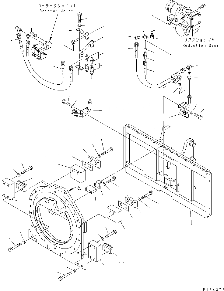 Схема запчастей Komatsu RSE254-2 - ROLL КРЕПЛЕНИЕ (КРЮК ТИП) ТРУБЫ COMMON ROLL КРЕПЛЕНИЕ (S/S КРЮК ТИП) (EXCLUSIVE ЧАСТИ ДЛЯ VT МАЧТА)
