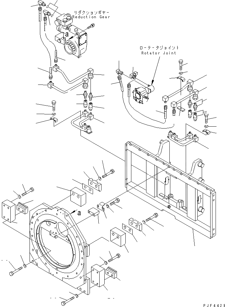 Схема запчастей Komatsu RSE303-1 - ROLL КРЕПЛЕНИЕ (КРЮК ТИП) ТРУБЫ COMMON ROLL КРЕПЛЕНИЕ (S/S КРЮК ТИП) (EXCLUSIVE ЧАСТИ ДЛЯ VFF МАЧТА)