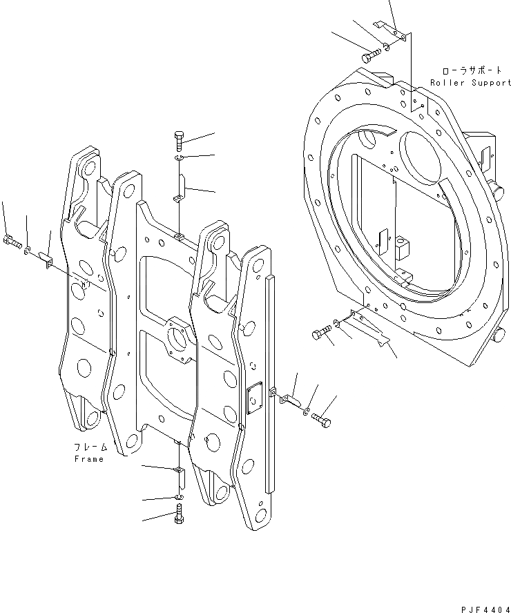 Схема запчастей Komatsu RSE304-2 - ROLL КРЕПЛЕНИЕ (INTEGRAL ТИП) (ДЛЯ ОДИНОЧН. ПОВОРОТН. И HALF SPLIT) ИНДИКАТОР ROLL КРЕПЛЕНИЕ (ОДИНОЧН. ПОВОРОТН. И HALF SPRIT INTEGRAL ТИП) (FV)