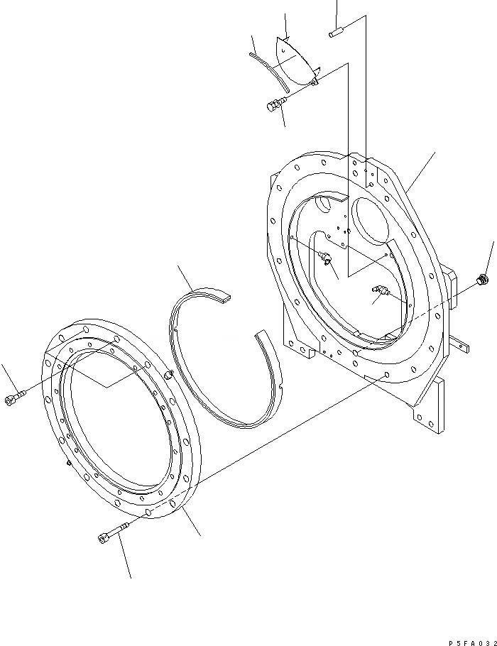 Схема запчастей Komatsu RSE409-1 - ROLL КРЕПЛЕНИЕ (ЗАДН. ПЛАСТИНА) (КРЮК ТИП) (ДЛЯ ОДИНОЧН. ПОВОРОТН. И HALF SPLIT) (ДЛЯ FFV ЦИЛИНДР МАЧТА) ROLL КРЕПЛЕНИЕ(S/S¤H/S КРЮК ТИП)(ДЛЯ FFV ЦИЛИНДР МАЧТА)