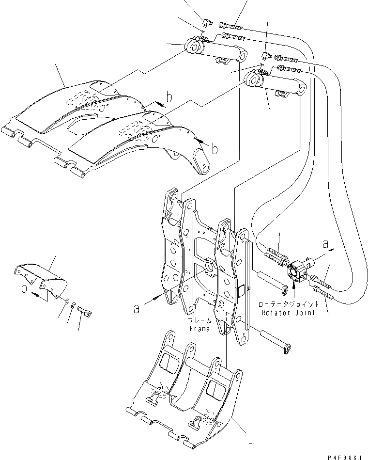 Схема запчастей Komatsu RSE458-1 - ROLL КРЕПЛЕНИЕ (РУКОЯТЬ) (INTEGRAL ТИП) (ДЛЯ ОДИНОЧН. ПОВОРОТН.) (ДЛЯ OPEN ШИР. 8MM) ROLL КРЕПЛЕНИЕ(ОДИНОЧН. ПОВОРОТН.¤ HALF SPLIT-INTEGRAL ТИП)(FV МАЧТА)