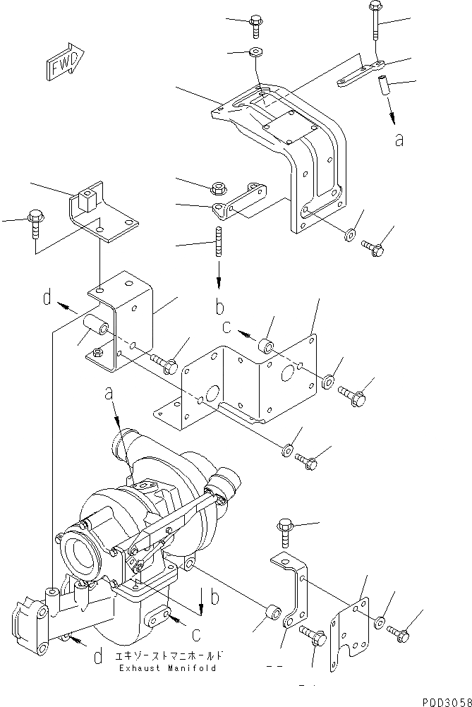 Схема запчастей Komatsu S4D102E-1G - ТЕРМОЗАЩИТА(№-) ДВИГАТЕЛЬ