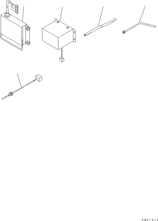 Схема запчастей Komatsu S4D102E-1Z-TN - КЕРАМИЧ. ГЛУШИТЕЛЬ КОМПОНЕНТЫ (ОПЦИОНН)(№-) ДВИГАТЕЛЬ