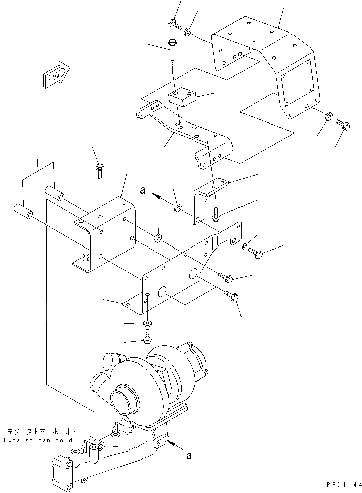 Схема запчастей Komatsu S4D102E-1N-2 - ТЕРМОЗАЩИТА(№-) ДВИГАТЕЛЬ