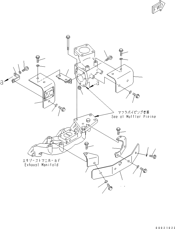 Схема запчастей Komatsu S4D95LE-3B-2M - ТЕРМОЗАЩИТА(№-) ДВИГАТЕЛЬ