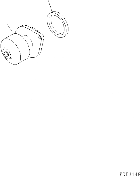 Схема запчастей Komatsu S6D102E-1C-CA - ОПЦИОНН (ВОДЯНАЯ ПОМПА) (ЗАКАЛЕНН. ШКИВ)   (ЗАПЫЛЕНН СПЕЦ-Я.) ДВИГАТЕЛЬ