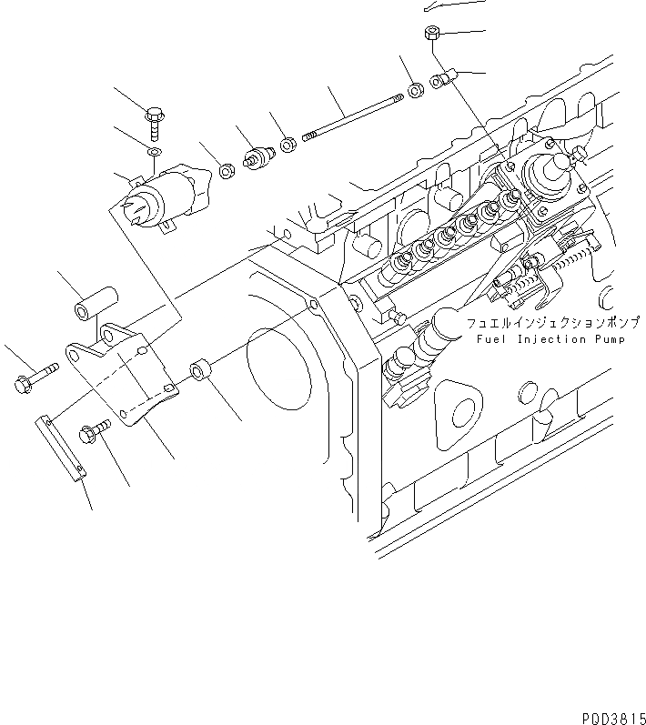 Схема запчастей Komatsu S6D102E-1C-US - СОЛЕНОИД ДВИГАТЕЛЬ