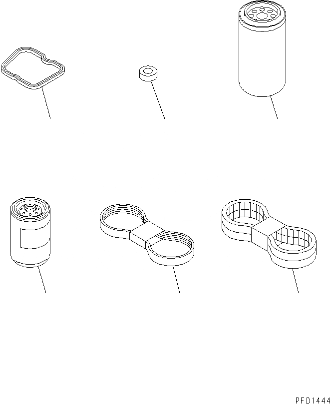 Схема запчастей Komatsu S6D102E-1C - ЗАП. ЧАСТИ (ДЛЯ A БЕСЩЕТОЧН. ГЕНЕРАТОР)(№8-) ДВИГАТЕЛЬ