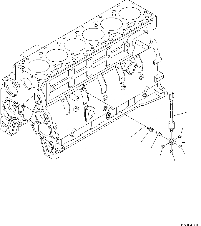 Схема запчастей Komatsu S6D102E-1Q - МАСЛ. PRESSURE ПЕРЕКЛЮЧАТЕЛЬ ДВИГАТЕЛЬ
