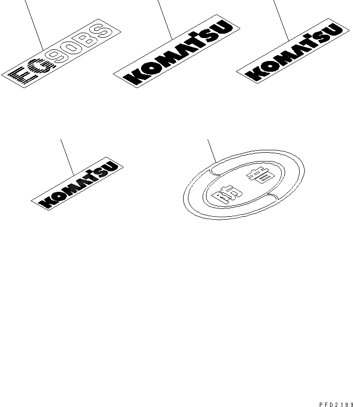 Схема запчастей Komatsu S6D102E-1Q - МАРКИРОВКА(№77-8) ДВИГАТЕЛЬ