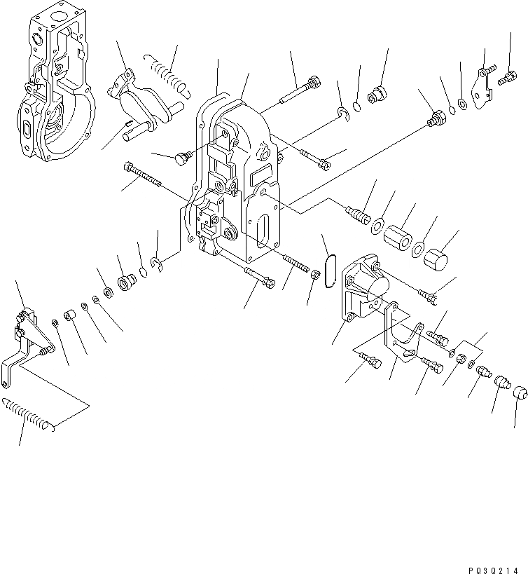 Схема запчастей Komatsu S6D102E-1X-L - ТОПЛ. НАСОС (РЕГУЛЯТОР) (/) (ВНУТР. ЧАСТИ)(№7-) ДВИГАТЕЛЬ
