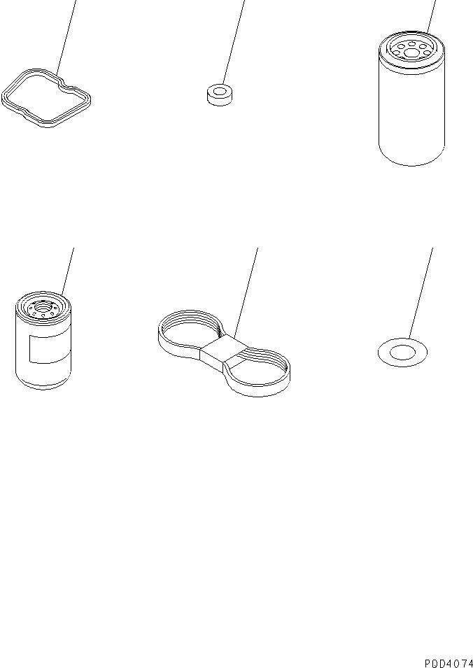 Схема запчастей Komatsu S6D102E-1K-6 - ЗАП. ЧАСТИ (ПОД ЗАКАЗ)(№88-) ДВИГАТЕЛЬ