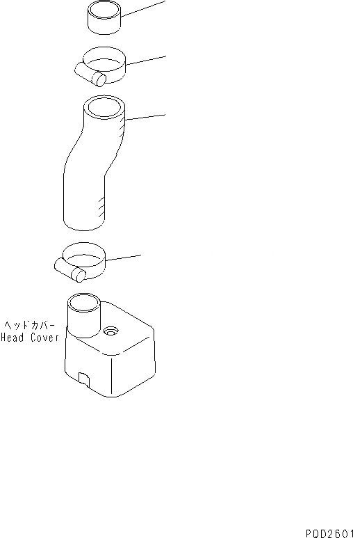 Схема запчастей Komatsu S6D102E-1F-6 - МАСЛОНАЛИВНОЙ ПАТРУБОК(№8-9) ДВИГАТЕЛЬ