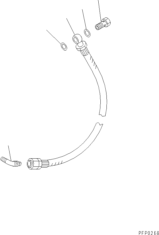 Схема запчастей Komatsu S6D114E-1-GD - ВХОДН. ТОПЛИВН. ШЛАНГ(№99-) ДВИГАТЕЛЬ