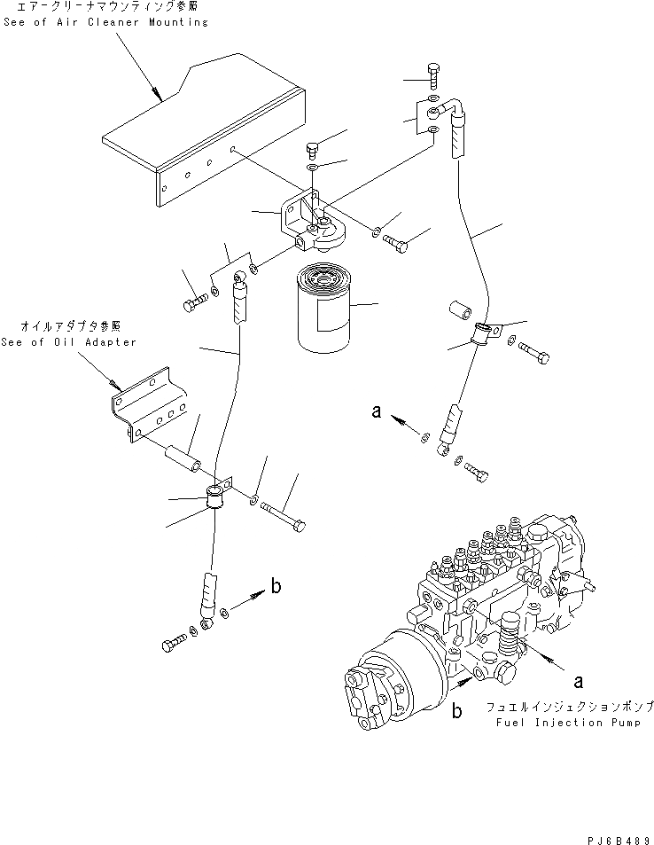 Схема запчастей Komatsu S6D125E-2F-56 - ТОПЛИВН. ФИЛЬТР. (МОРОЗОУСТОЙЧИВ. СПЕЦИФИКАЦИЯ)(№-) ДВИГАТЕЛЬ