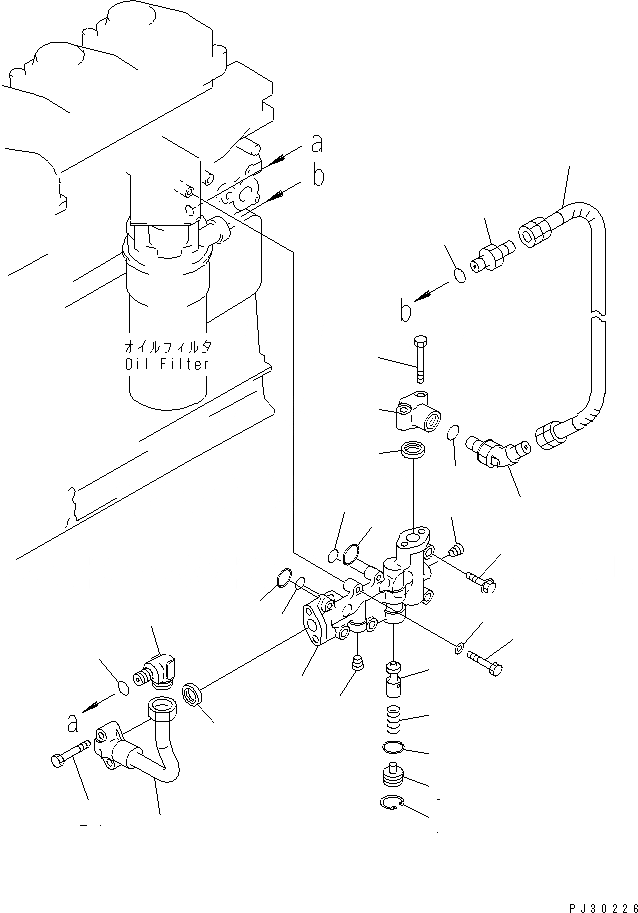 Схема запчастей Komatsu S6D125-1M - СИСТЕМА СМАЗКИ МАСЛОПРОВОДЯЩАЯ ЛИНИЯ(№7-) СИСТЕМА СМАЗКИ МАСЛ. СИСТЕМА