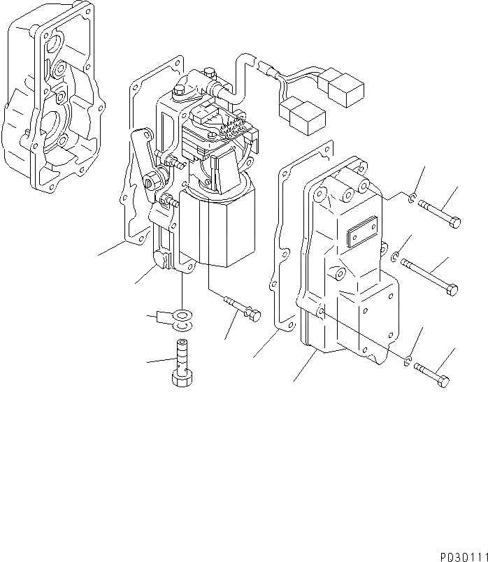 Схема запчастей Komatsu S6D125-1AJ-H - ТОПЛ. НАСОС (РЕГУЛЯТОР) (/) (ЭЛЕКТР. РЕГУЛЯТОР ТИП) (ВНУТР. ЧАСТИ)(№7-) ДВИГАТЕЛЬ