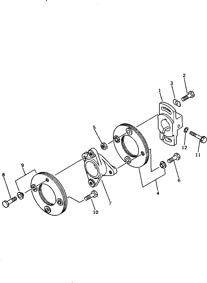 Схема запчастей Komatsu S6D125-1F - ТОПЛ. НАСОС (СОЕДИНЕНИЕ) (ВНУТР. ЧАСТИ)(№-8) ТОПЛИВН. СИСТЕМА