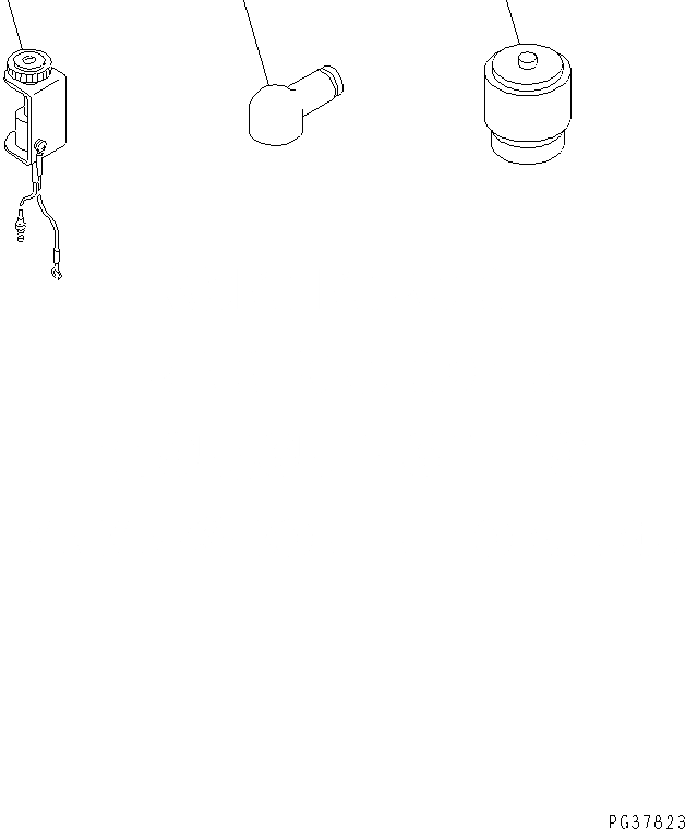 Схема запчастей Komatsu S6D125-1AD - ОПЦИОНН ЭЛЕКТРИКА