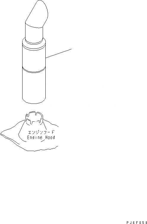 Схема запчастей Komatsu S6D140-1G-F - ВЫХЛОПНАЯ ТРУБА (ORDERING ПЕРЕДАЧАDED ЧАСТИ)(№89-) ДВИГАТЕЛЬ