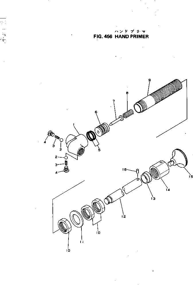 Схема запчастей Komatsu S6D155-4J - HAND PОБОД КОЛЕСАER ТОПЛИВН. СИСТЕМА