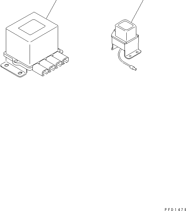 Схема запчастей Komatsu S6D155-4AA - БЕЗОПАСН. РЕЛЕ (ПОСТАВЛЯЕТСЯ ДОПОЛНИТЕЛЬНО) ЭЛЕКТРИКА