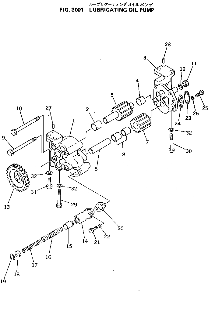 Схема запчастей Komatsu S6D155-4R - СМАЗЫВ. НАСОС(№89-) СИСТЕМА СМАЗКИ МАСЛ. СИСТЕМА