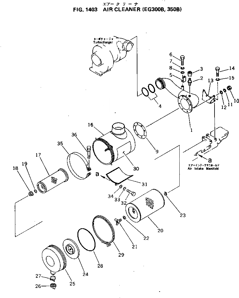 Схема запчастей Komatsu S6D155-4R - - -