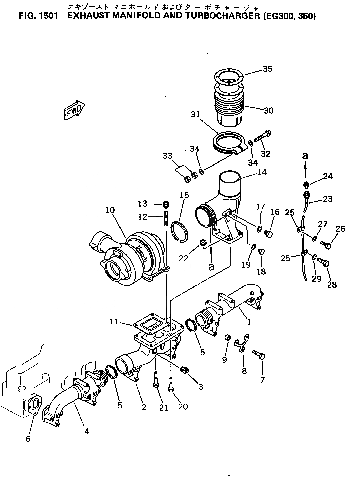 Схема запчастей Komatsu S6D155-4R - - -
