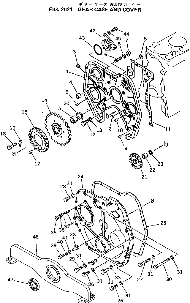 Схема запчастей Komatsu S6D155-4R - - -