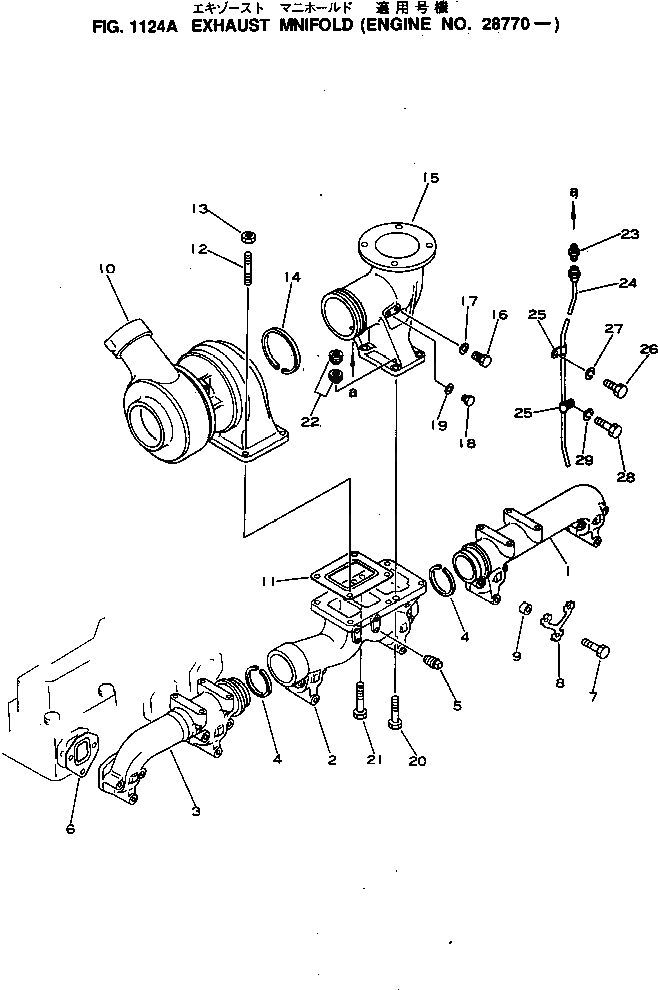 Схема запчастей Komatsu S6D155-4K - - -