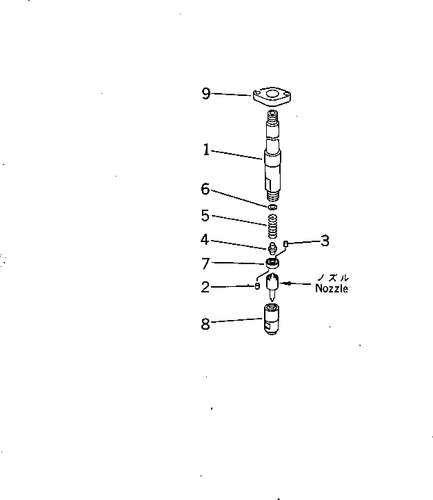 Схема запчастей Komatsu S6D170-1L-B - ДЕРЖАТЕЛЬ (ВНУТР. ЧАСТИ) ДВИГАТЕЛЬ