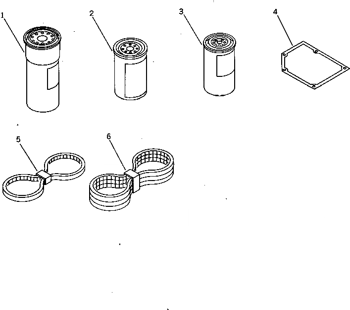 Схема запчастей Komatsu S6D170-1L-6D - ЗАП. ЧАСТИ (МОРОЗОУСТОЙЧИВ. СПЕЦИФИКАЦИЯ) (ДЛЯ D275A-2)(№-) ДВИГАТЕЛЬ
