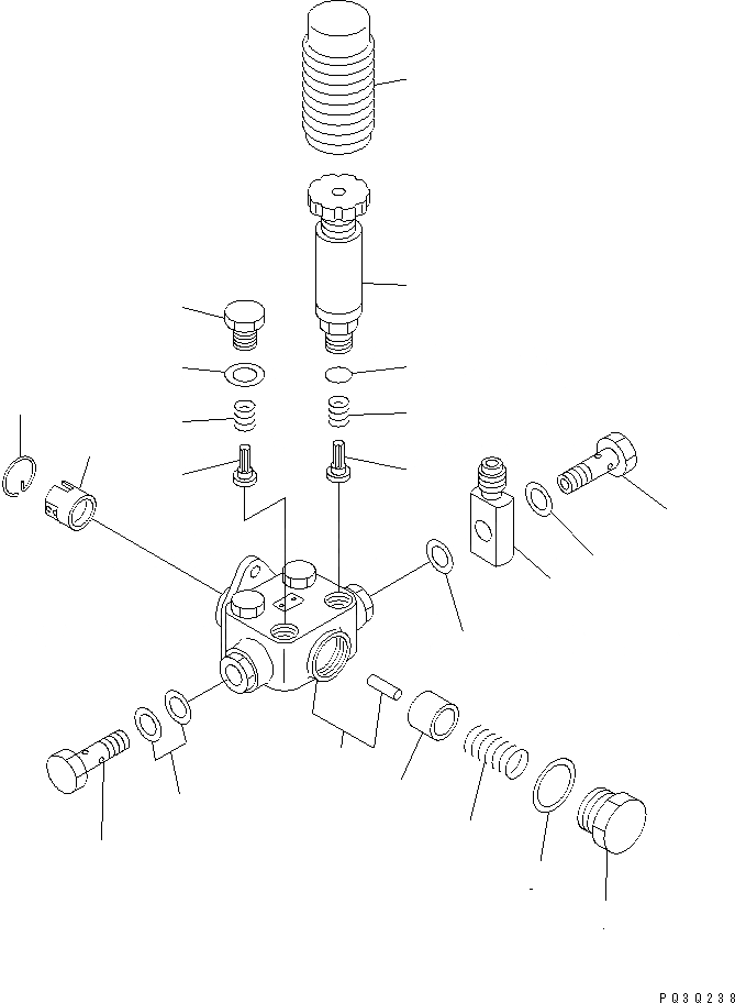 Схема запчастей Komatsu S6D170-1G-6C - ТОПЛ. НАСОС (ПОДКАЧИВАЮЩ. НАСОС) (ВНУТР. ЧАСТИ) (СПЕЦ-Я ДЛЯ БОЛЬШИХ ВЫСОТ.)(№779-) ДВИГАТЕЛЬ