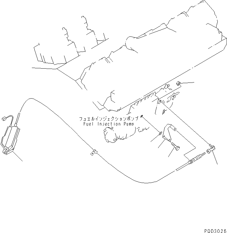 Схема запчастей Komatsu SA12V140-1U - СТОП МОТОР И МЕХАНИЗМ (ДЛЯ МЕХАНИЧ. РЕГУЛИР.)(№7-) ДВИГАТЕЛЬ