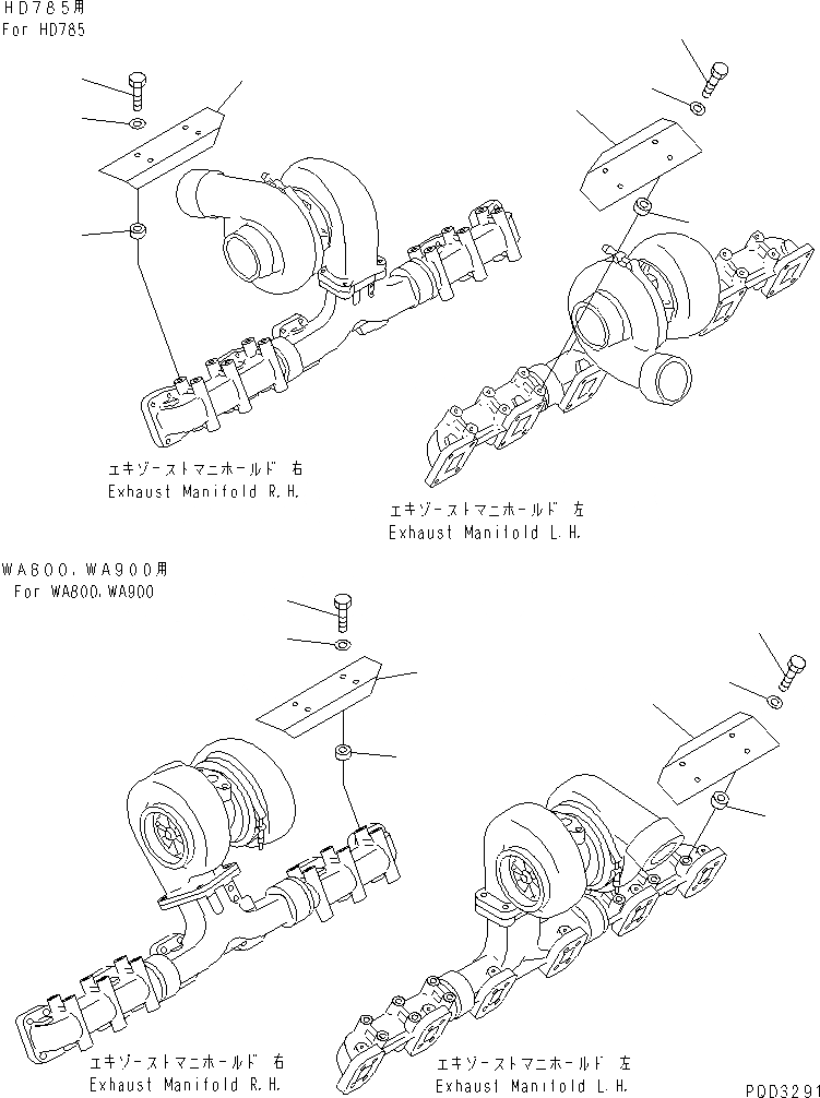 Схема запчастей Komatsu SA12V140-1R - ТЕРМОЗАЩИТА (ДЛЯ WA8¤9- И HD78¤98-) ДВИГАТЕЛЬ