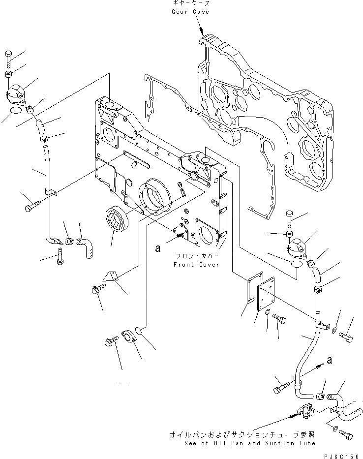 Схема запчастей Komatsu SA12V140-1D-A - САПУН И ПЕРЕДН. УПЛОТНЕНИЕ (ДЛЯ МЕХАНИЧ. РЕГУЛИР.)(№89-7) ДВИГАТЕЛЬ