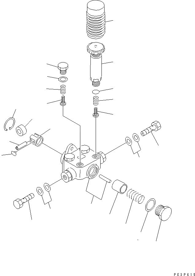 Схема запчастей Komatsu SA12V140-1E-A - ТОПЛ. НАСОС (ПОДКАЧИВАЮЩ. НАСОС) (ЛЕВ.) (ВНУТР. ЧАСТИ)(№98-) ДВИГАТЕЛЬ
