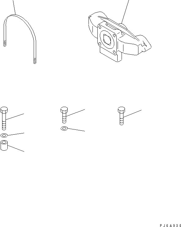 Схема запчастей Komatsu SA12V170-1D-EA - ГЛУШИТЕЛЬ РЕМЕНЬ ГРУППА(№8-) ДВИГАТЕЛЬ