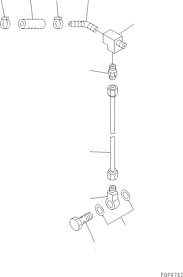 Схема запчастей Komatsu SA6D102E-1AC - ТРУБКА (ФОРСИР.)(№88-) ДВИГАТЕЛЬ