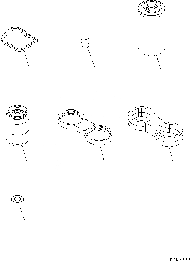 Схема запчастей Komatsu SA6D102E-1C - ЗАП. ЧАСТИ (ДЛЯ A БЕСЩЕТОЧН. ГЕНЕРАТОР) (ПОД ЗАКАЗ)(№79-) ДВИГАТЕЛЬ