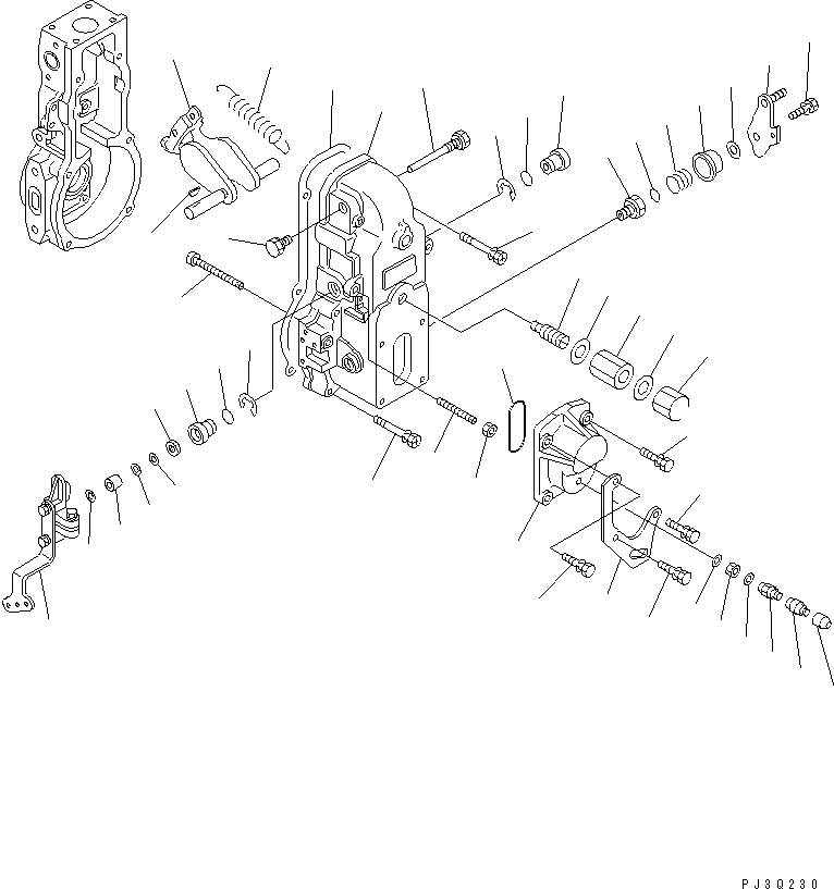 Схема запчастей Komatsu SA6D102E-1C-7 - ТОПЛ. НАСОС (РЕГУЛЯТОР) (/) (ДЛЯ ОГРАНИЧЕНИЯ ПО ВЫБРОСУ ЕВРОП.) (ВНУТР. ЧАСТИ)(№7-) ДВИГАТЕЛЬ