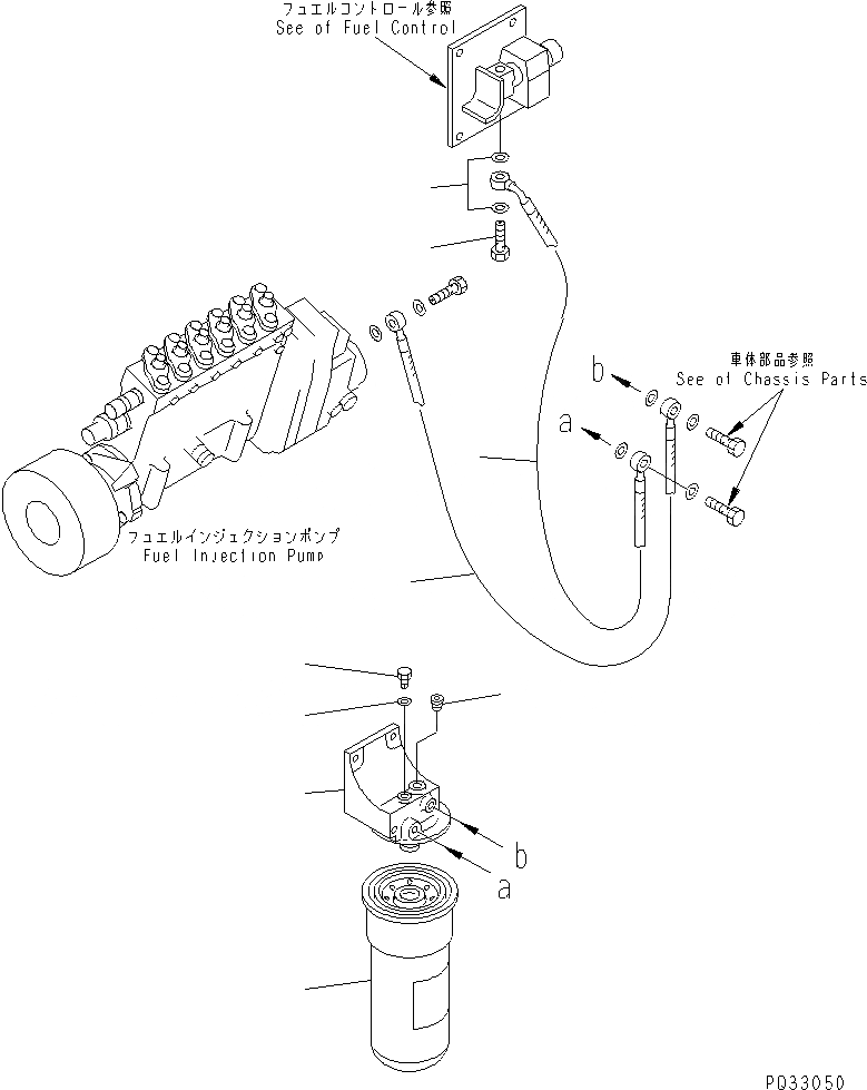 Схема запчастей Komatsu SA6D140-1FF-G - ТОПЛИВН. ФИЛЬТР. (ДЛЯ ЭЛЕКТРИЧ. РЕГУЛЯТОРА)(№798-) ДВИГАТЕЛЬ