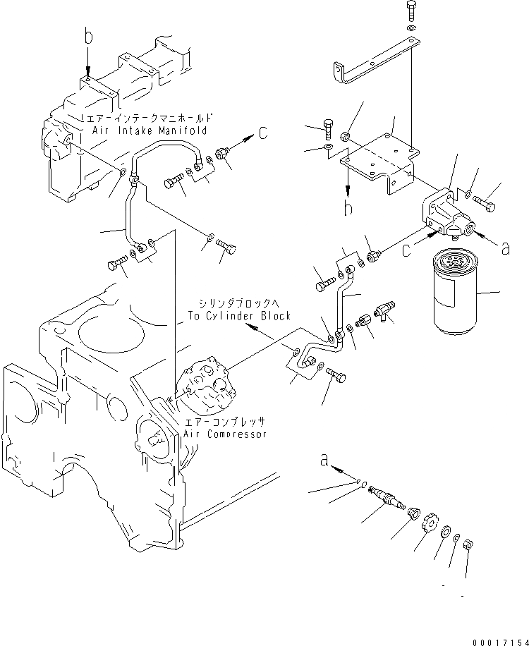 Схема запчастей Komatsu SA6D140-1B-G - АНТИКОРРОЗ. ЭЛЕМЕНТ И ТРУБЫ(№898-) ДВИГАТЕЛЬ