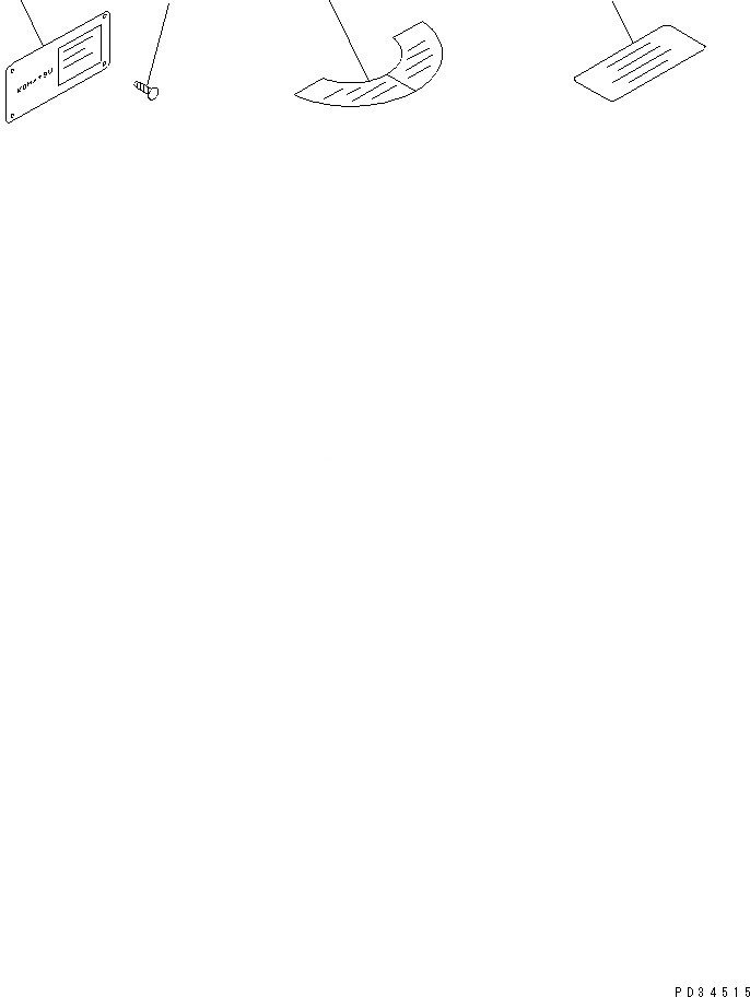 Схема запчастей Komatsu SA6D108E-2A-S7 - ТАБЛИЧКИ (ЯПОН.-АНГЛ.)(№7-9) ДВИГАТЕЛЬ