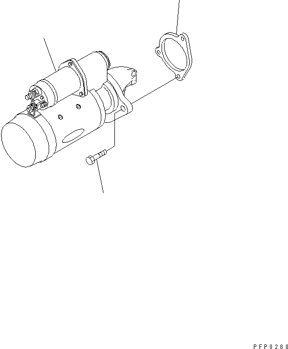Схема запчастей Komatsu SA6D114E-1A-KU - STRATING МОТОР И КРЕПЛЕНИЕ ДВИГАТЕЛЬ
